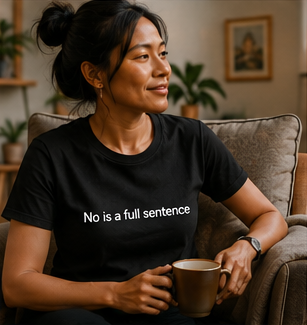 No is a Full Sentence | Unisex Statement T-Shirt